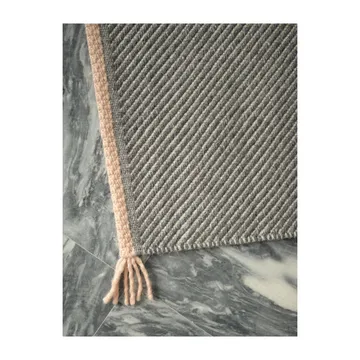 Vision Walk uldtæppe 250x350 cm - Grey-rose - Linie Design