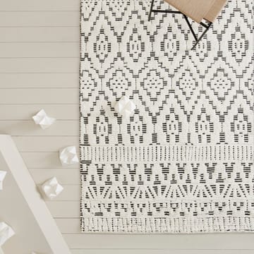 Zelbio uldtæppe 140x200 cm - White/Black - Linie Design