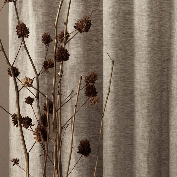 Intermezzo gardin - Taupe/Brun - Linum