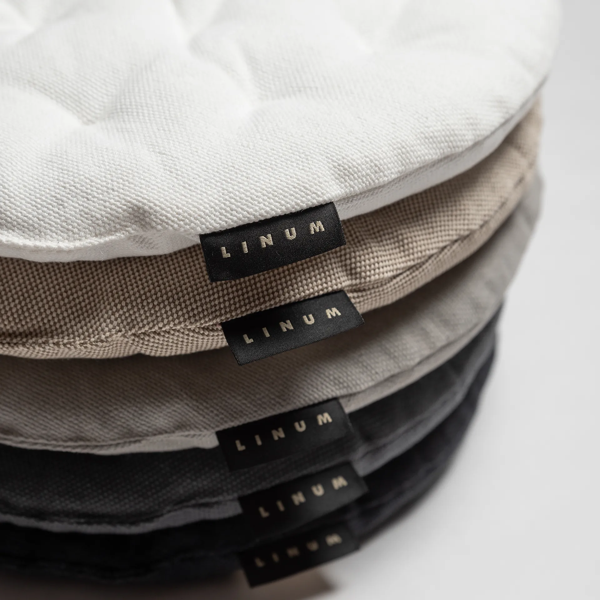 Pepper stolehynde Ø37 cm, Granitgrå Linum