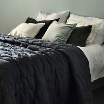 Saga sengetæppe 260x270 cm - Mørk kulgrå - Linum