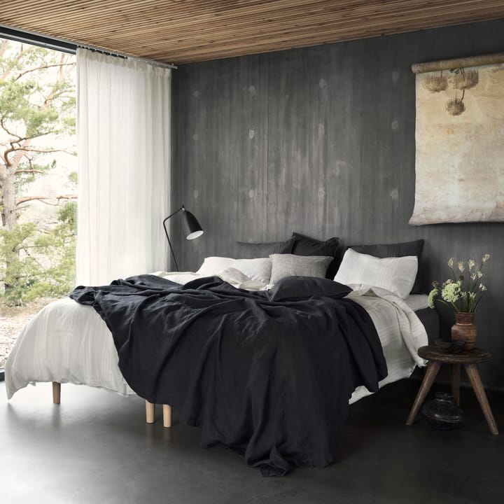 West sengetæppe 250x260 cm - Granitgrå - Linum