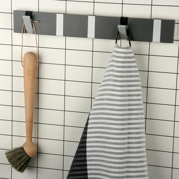 Loca Knax Lite 5 knagerække, 33 cm - grå - LoCa