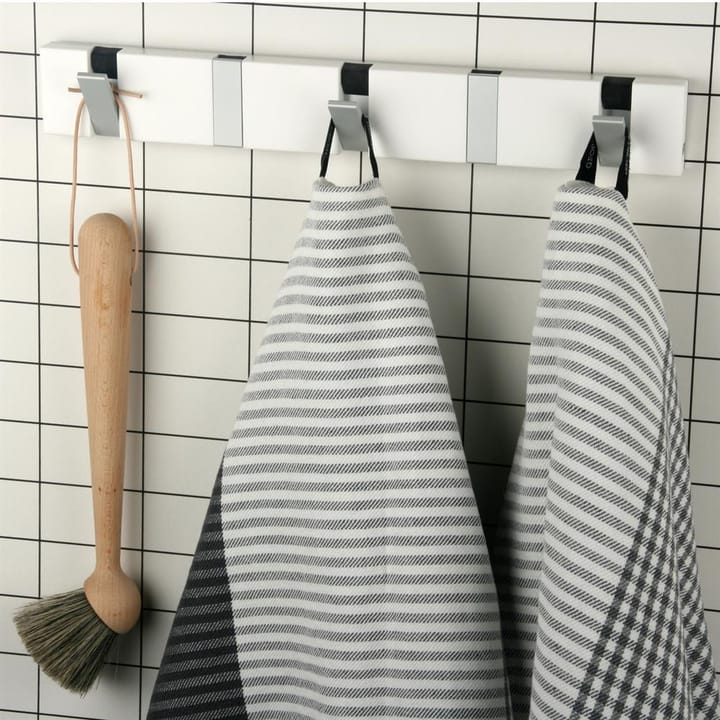 Loca Knax Lite 5 knagerække, 33 cm, hvid LoCa