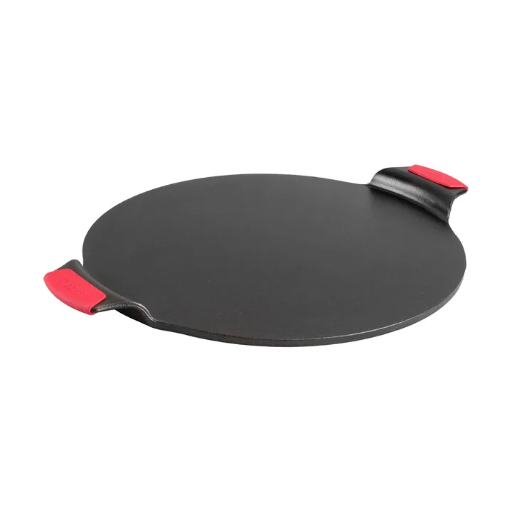 Pizzasten med silikonehåndtag - Ø38 cm - Lodge