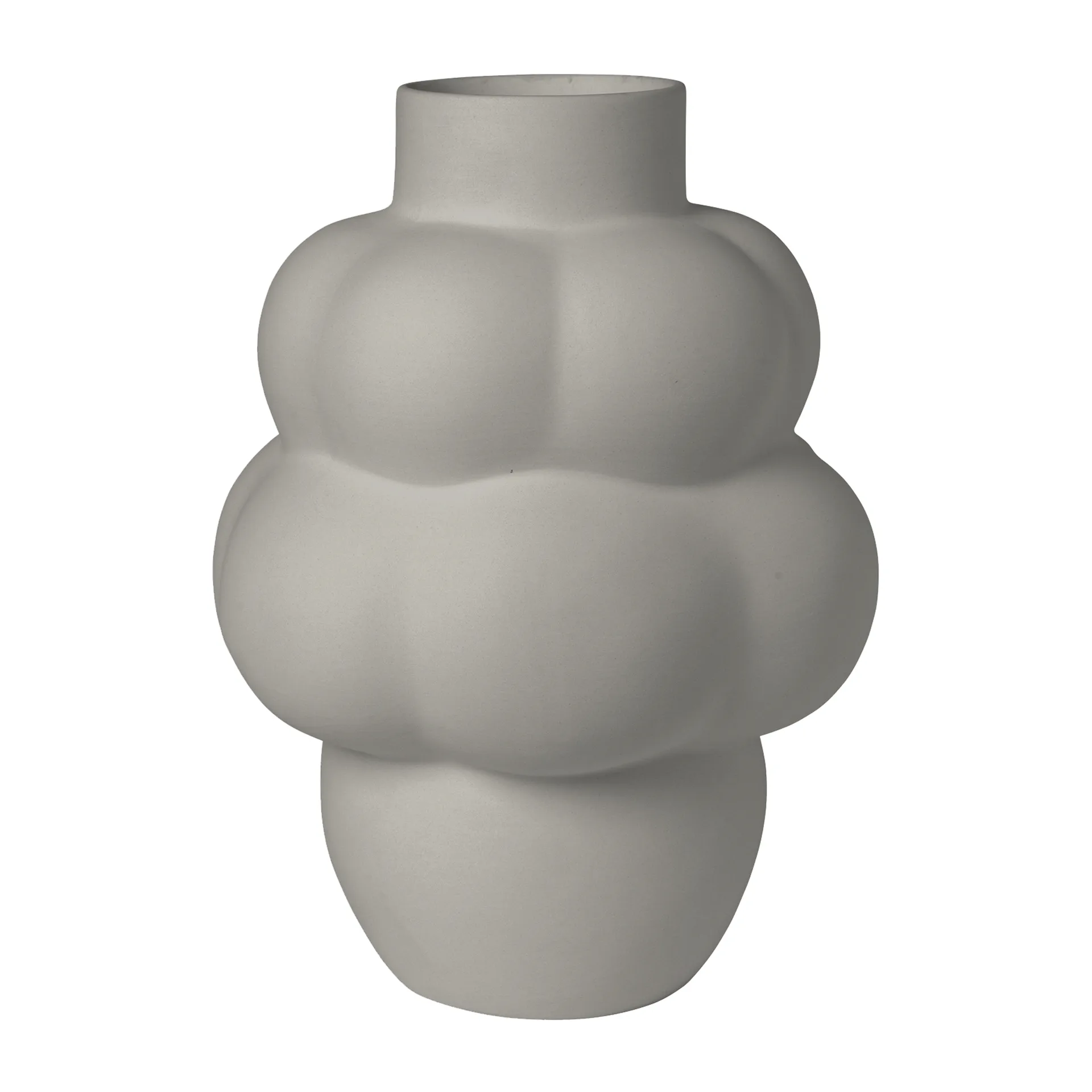 Balloon 04 vase keramik, Sanded Grey Louise Roe
