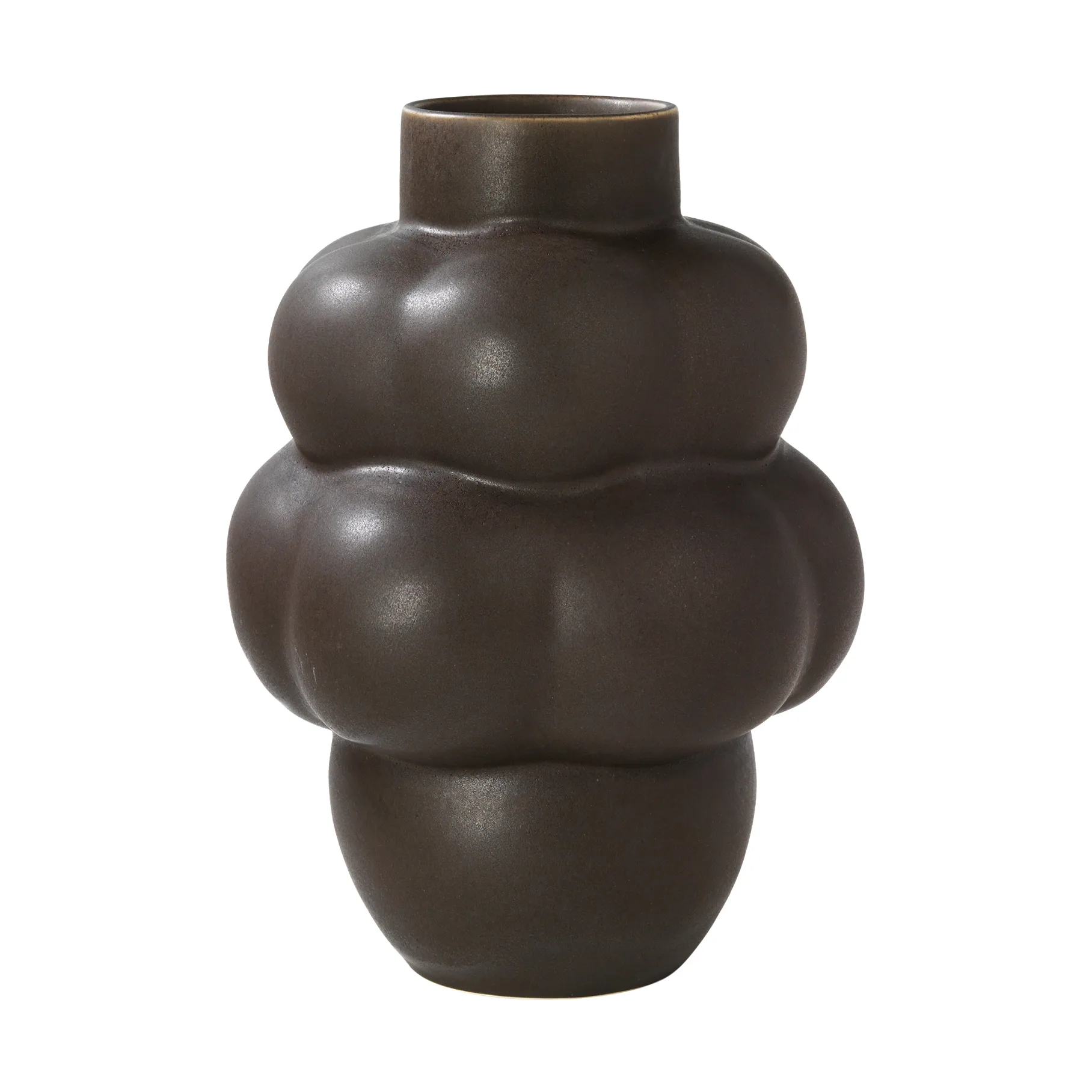 Balloon 04 vase Petit 18 cm, Mud Brown Louise Roe