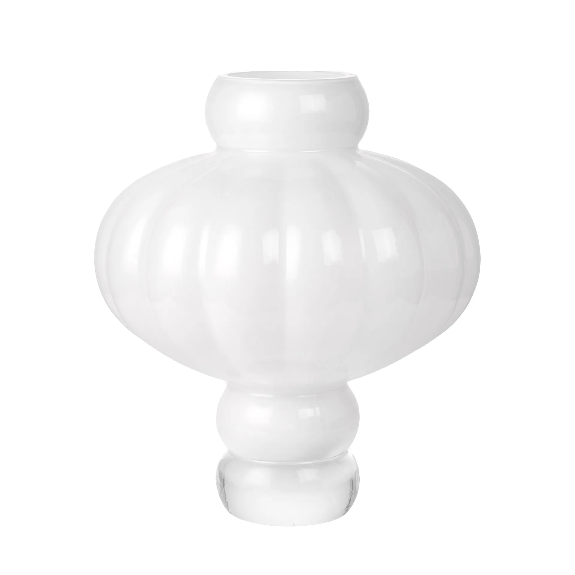 Balloon 08 vase 30 cm, Opal white Louise Roe