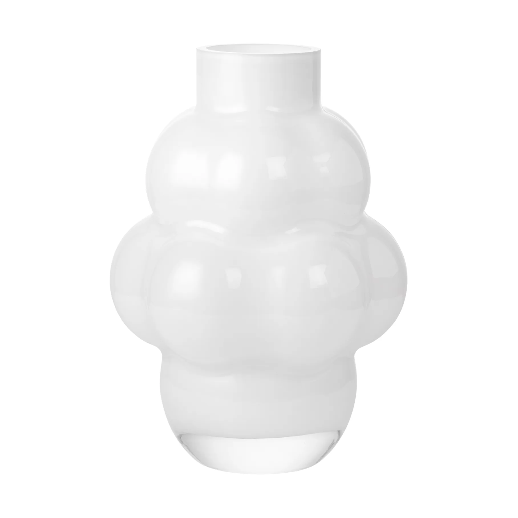 Balloon vase 04 32 cm, Opal White Louise Roe
