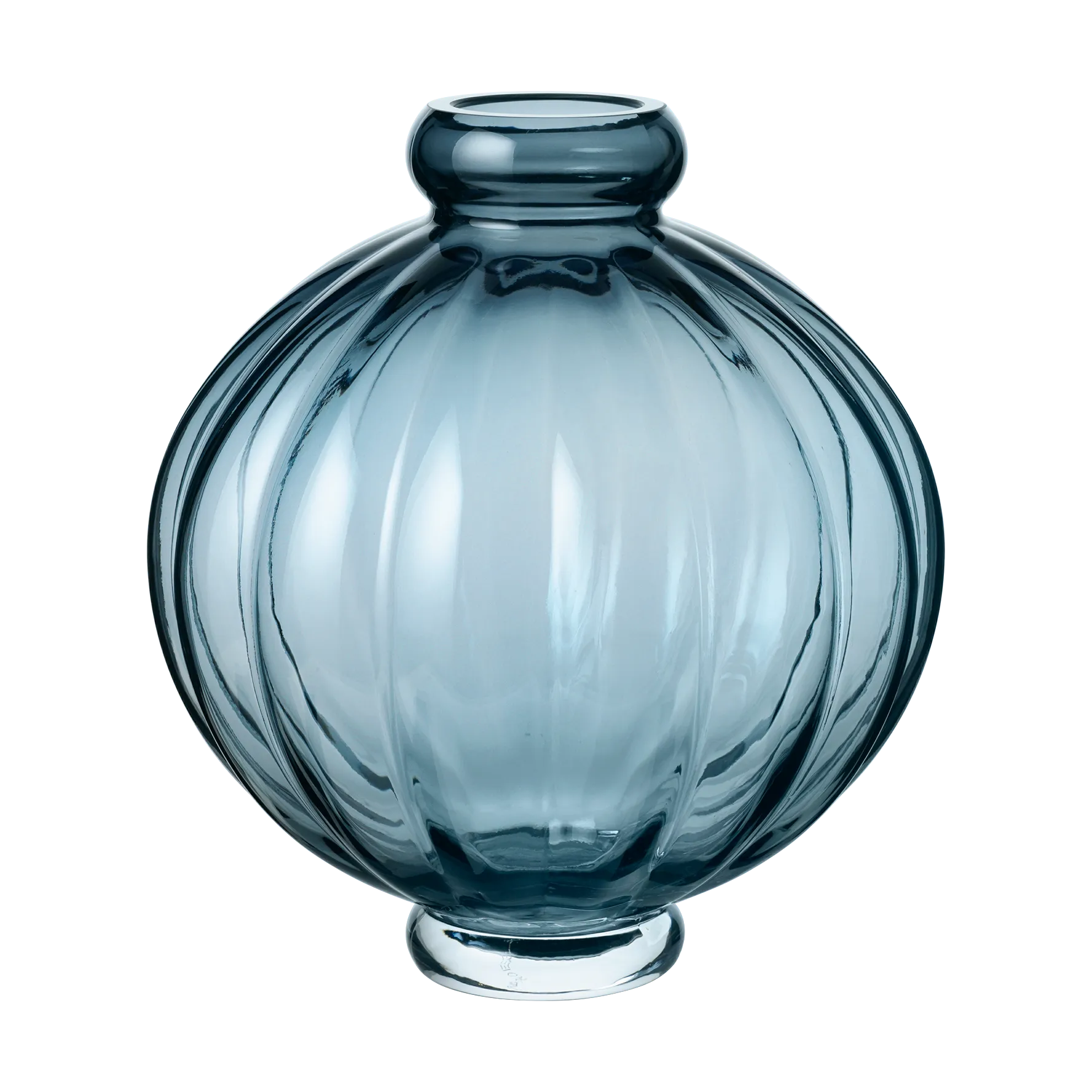Balloon vase 25 cm, Blue Louise Roe
