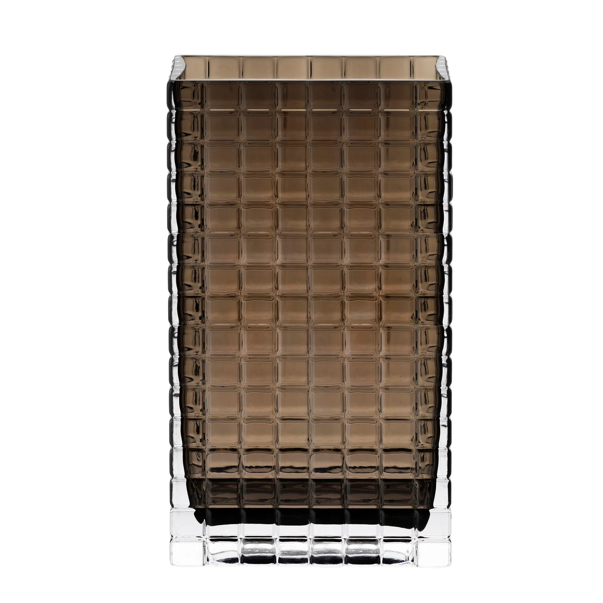 City Hurricane vase, smoke Louise Roe