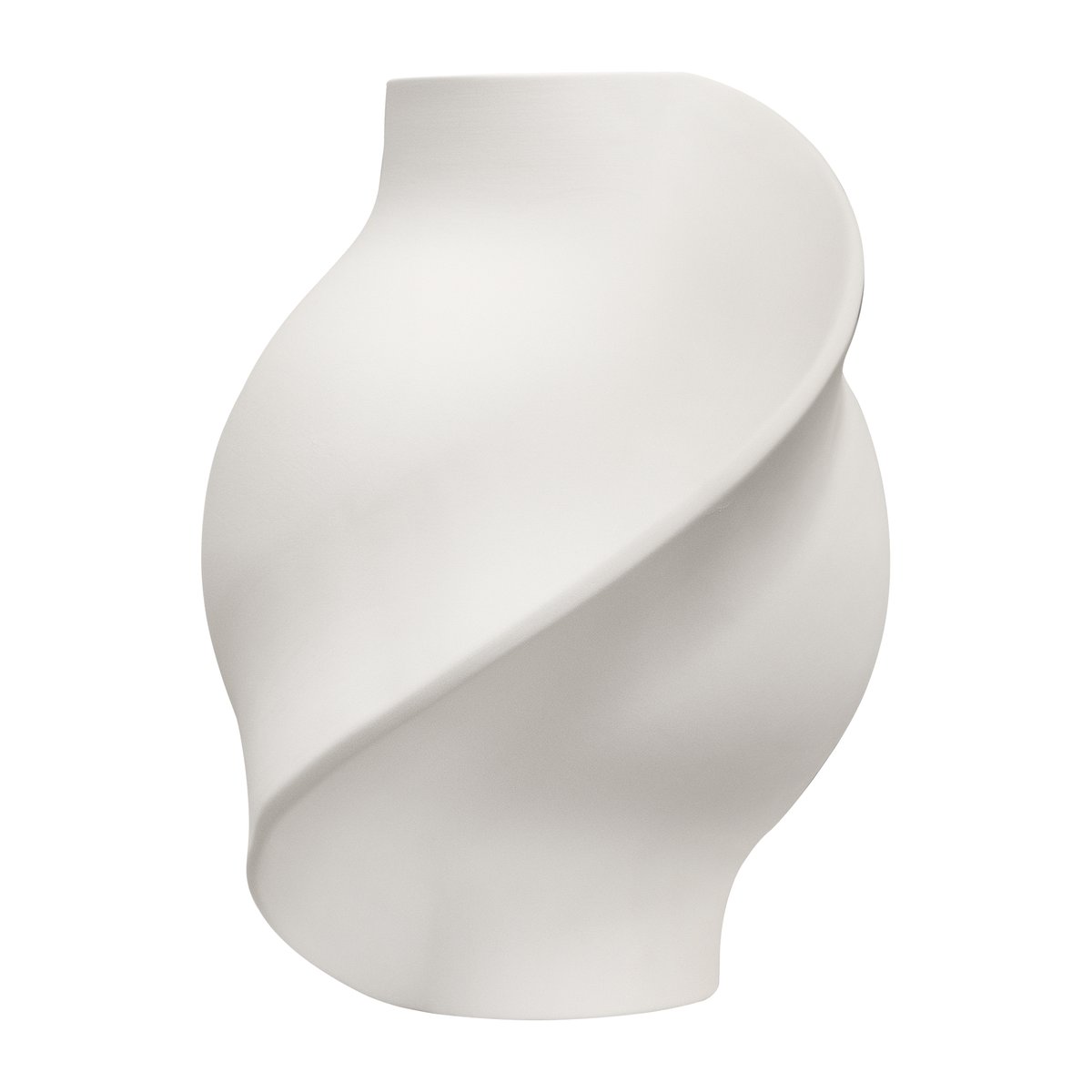 Louise Roe Copenhagen Pirout vase 02 42 cm Raw White