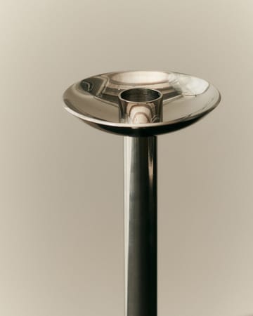Metal hampagne lysestage 28 cm - Rustfrit stål - Louise Roe