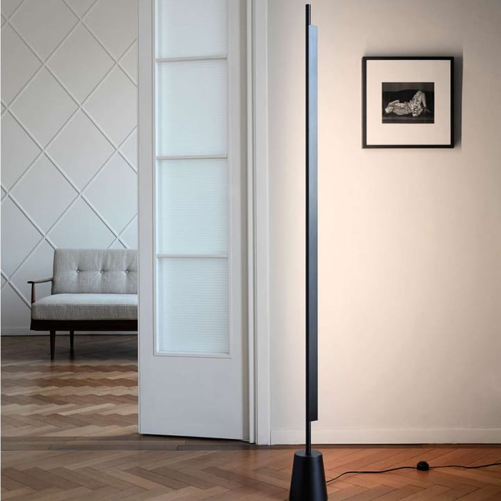 Compendium gulvlampe, sort Luceplan
