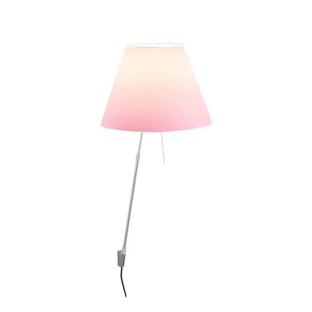Costanza D13 a.i.f væglampe, edgy pink Luceplan