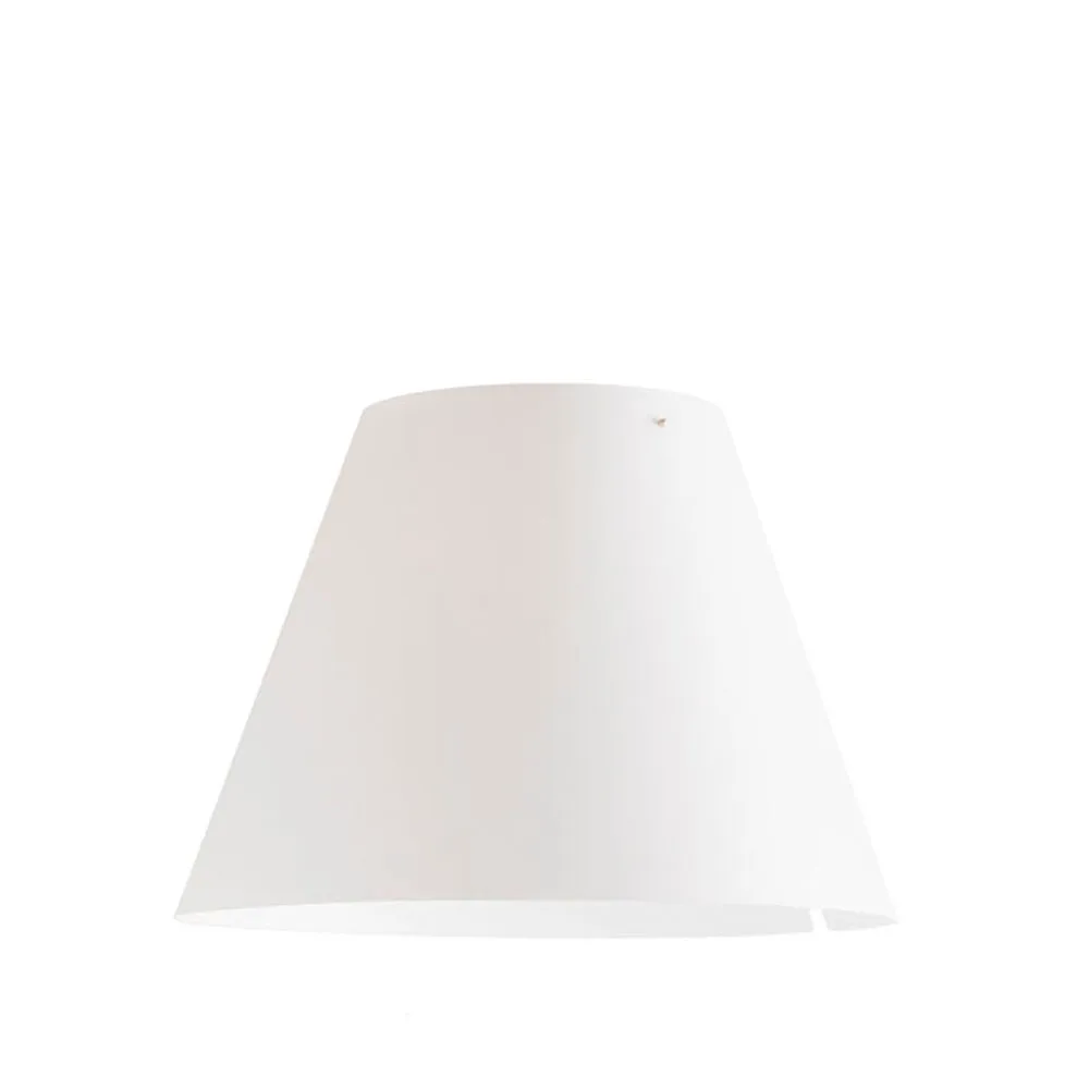 Costanza D13/1/4 lampeskærm, hvid Luceplan