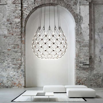Mesh loftslampe - sort, large - Luceplan