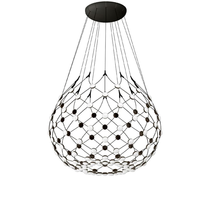 Mesh loftslampe - sort, medium - Luceplan