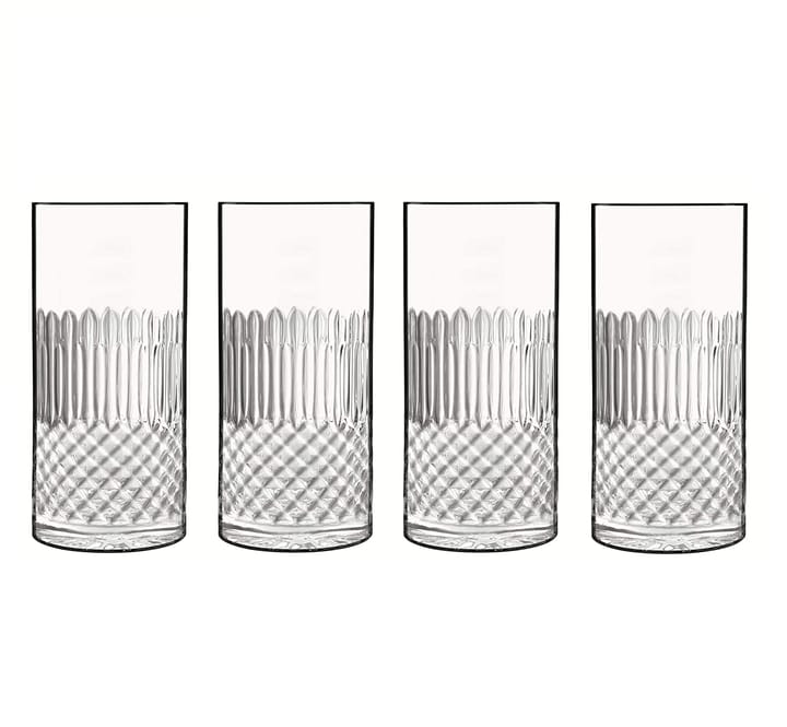 Diamante Ølglas/Longdrinkglas 4-pak - 48 cl - Luigi Bormioli