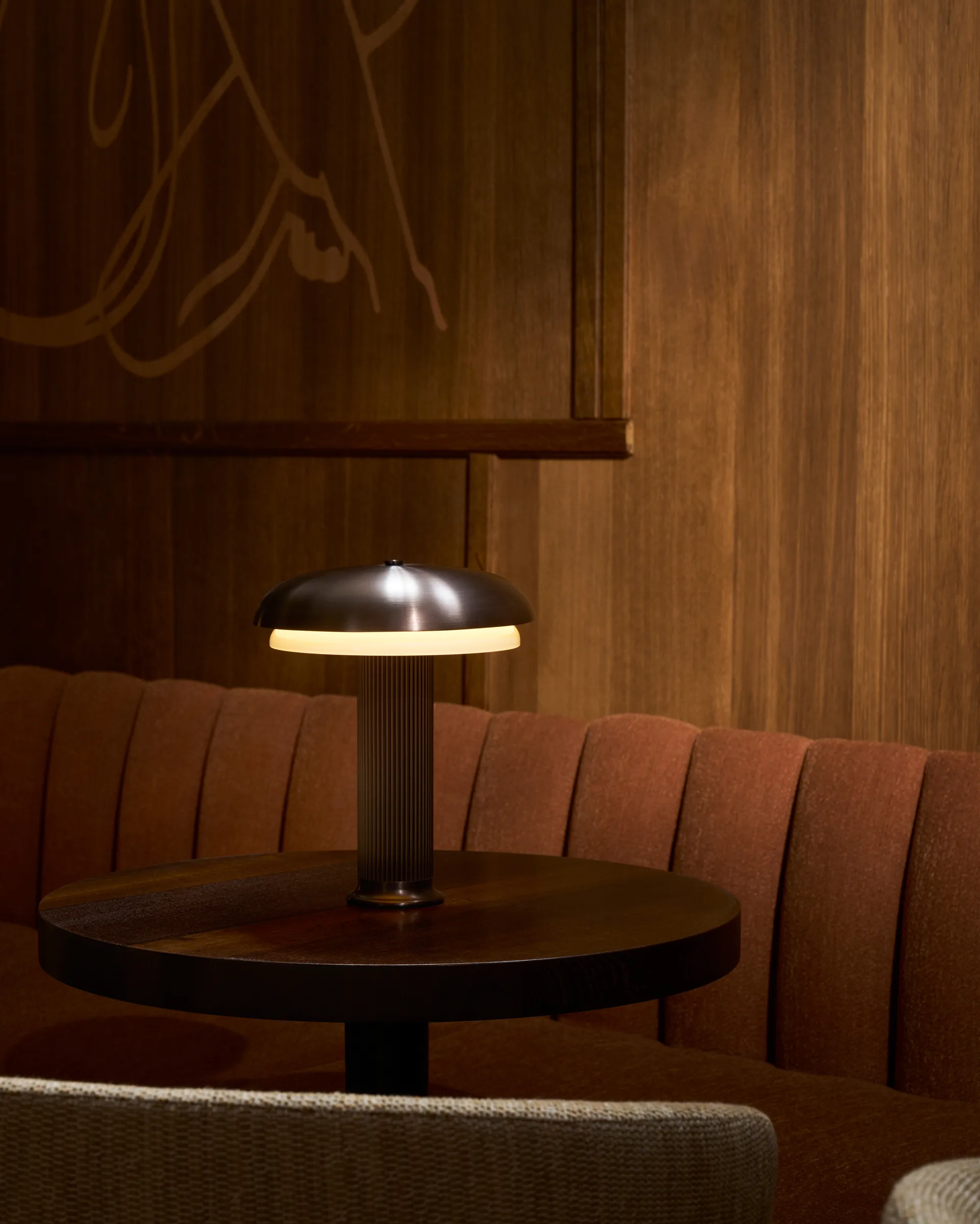 Noote bordlampe portabel, Bronze LYFA