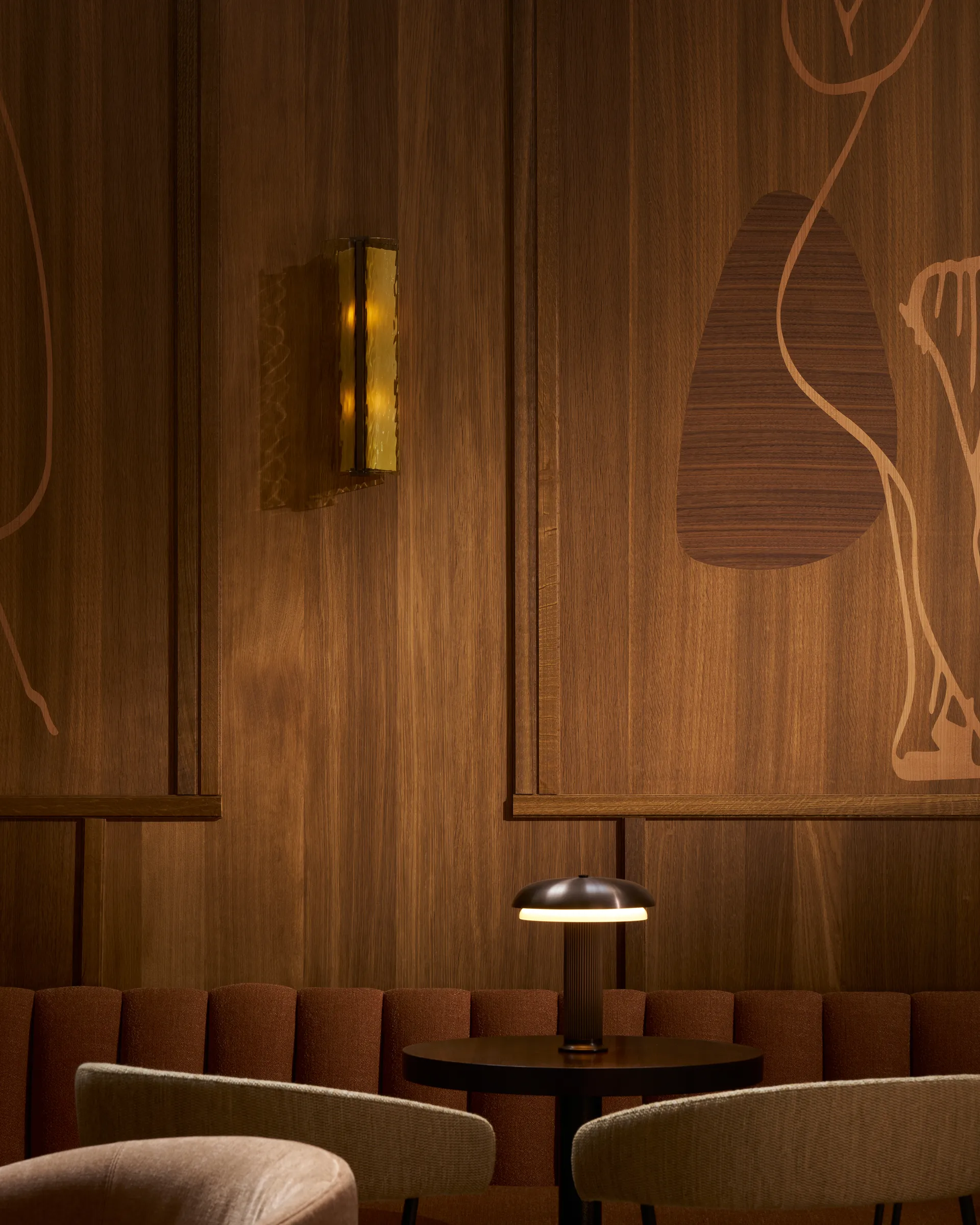 Ryff væglampe, Bronze LYFA