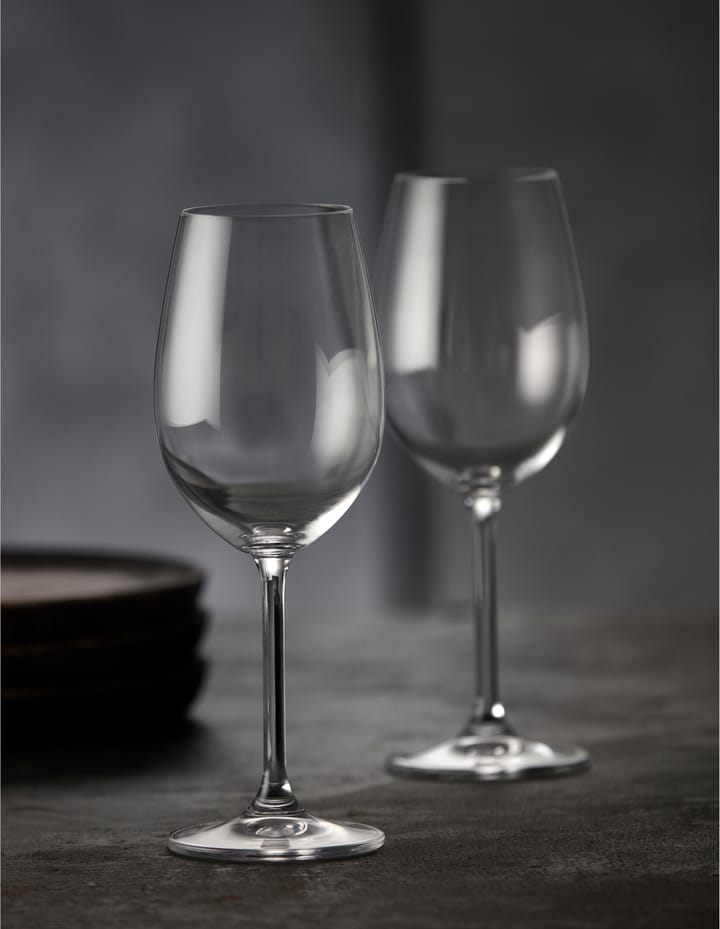 Clarity hvidvinsglas 35 cl 4-pak - Clear - Lyngby Glas