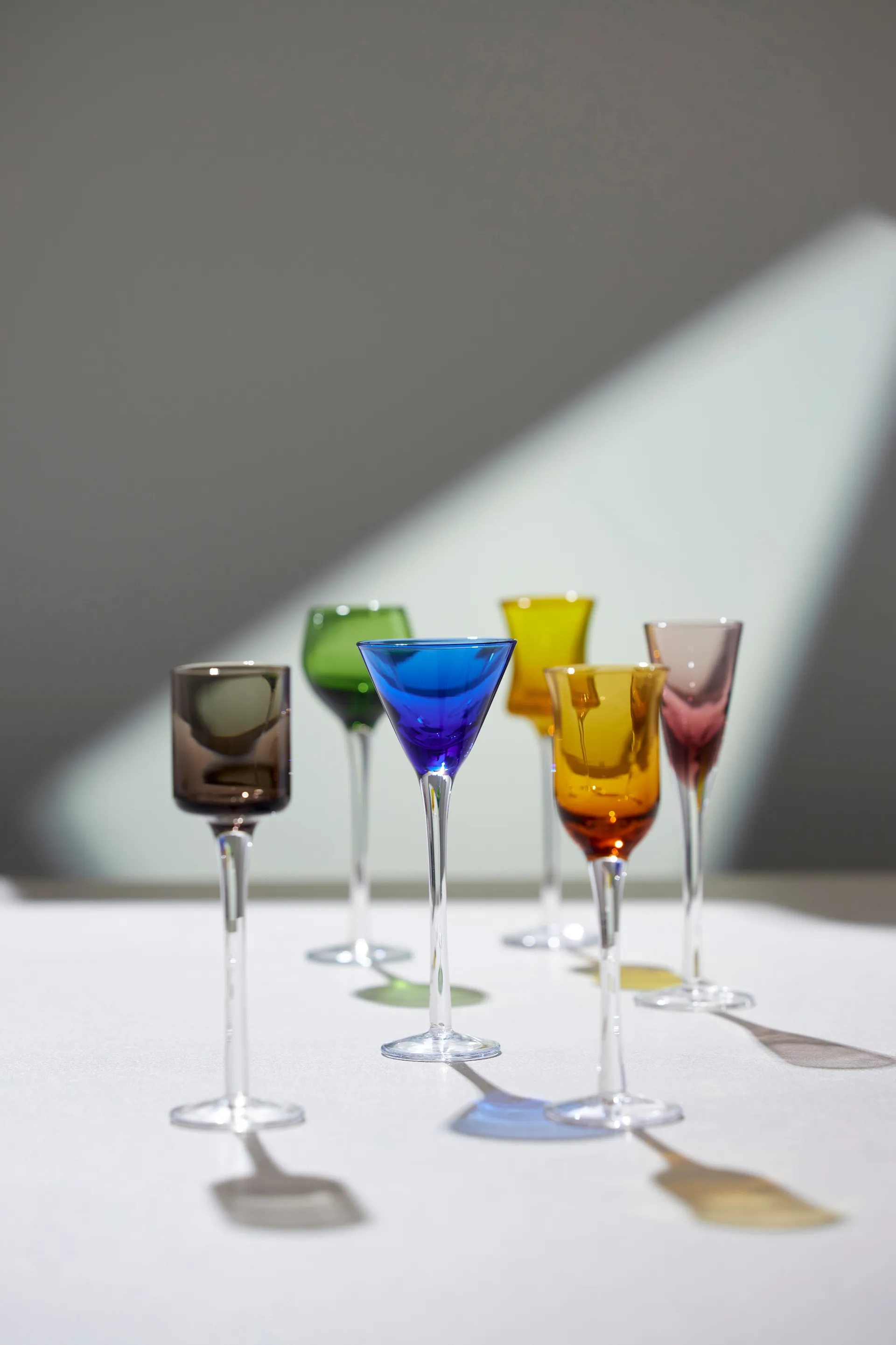 Lyngby Glas snapseglas 2,5-5 cl 6 dele, Mix Lyngby Glas