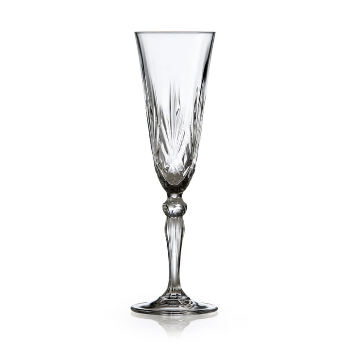 Melodia champagneglas 16 cl 4-pak, Krystal Lyngby Glas