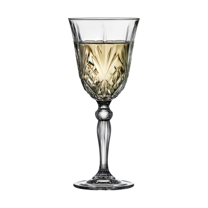 Melodia hvidvinsglas 21 cl 4-pak - Krystal - Lyngby Glas