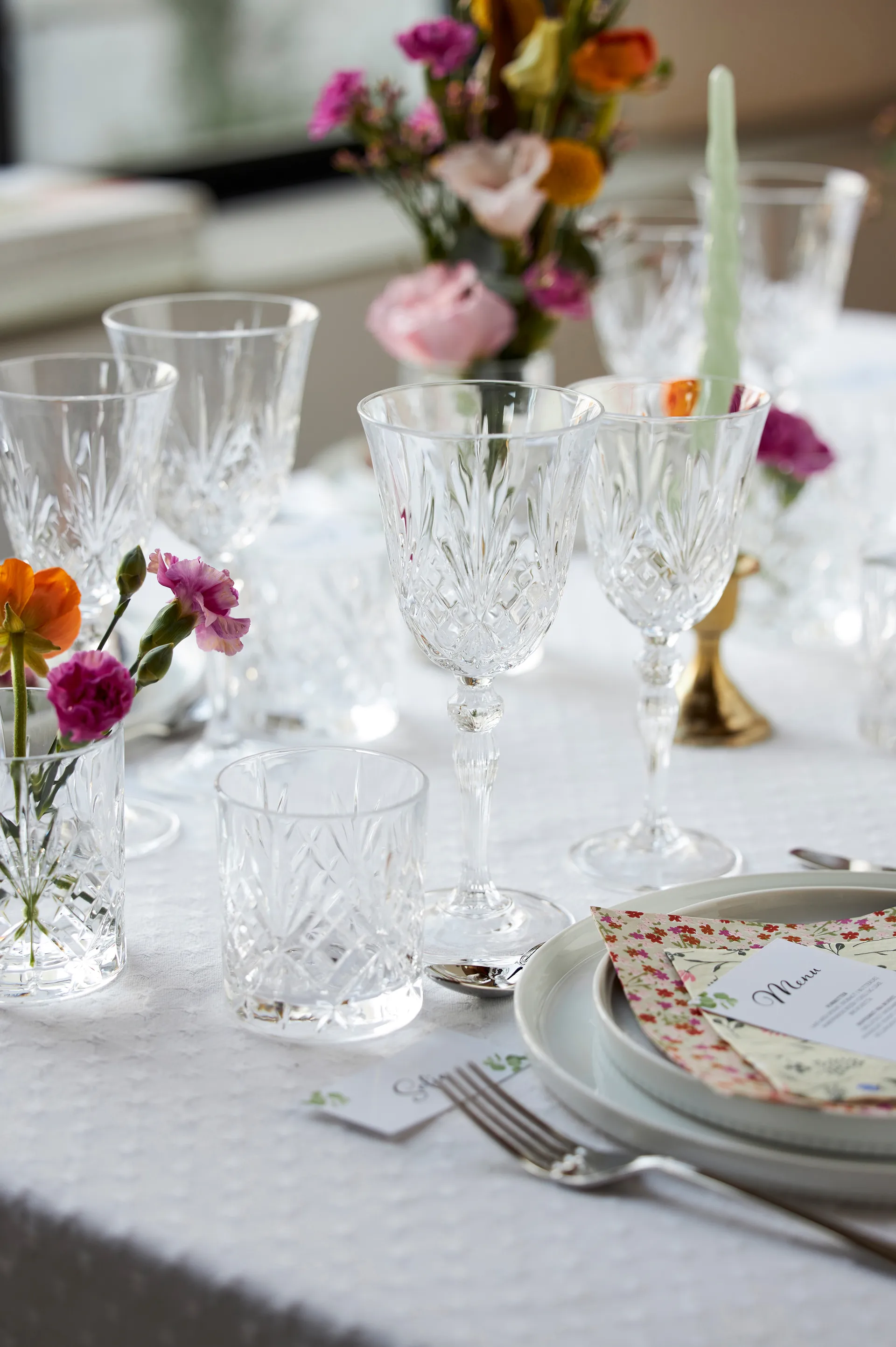 Melodia hvidvinsglas 21 cl 4-pak, Krystal Lyngby Glas