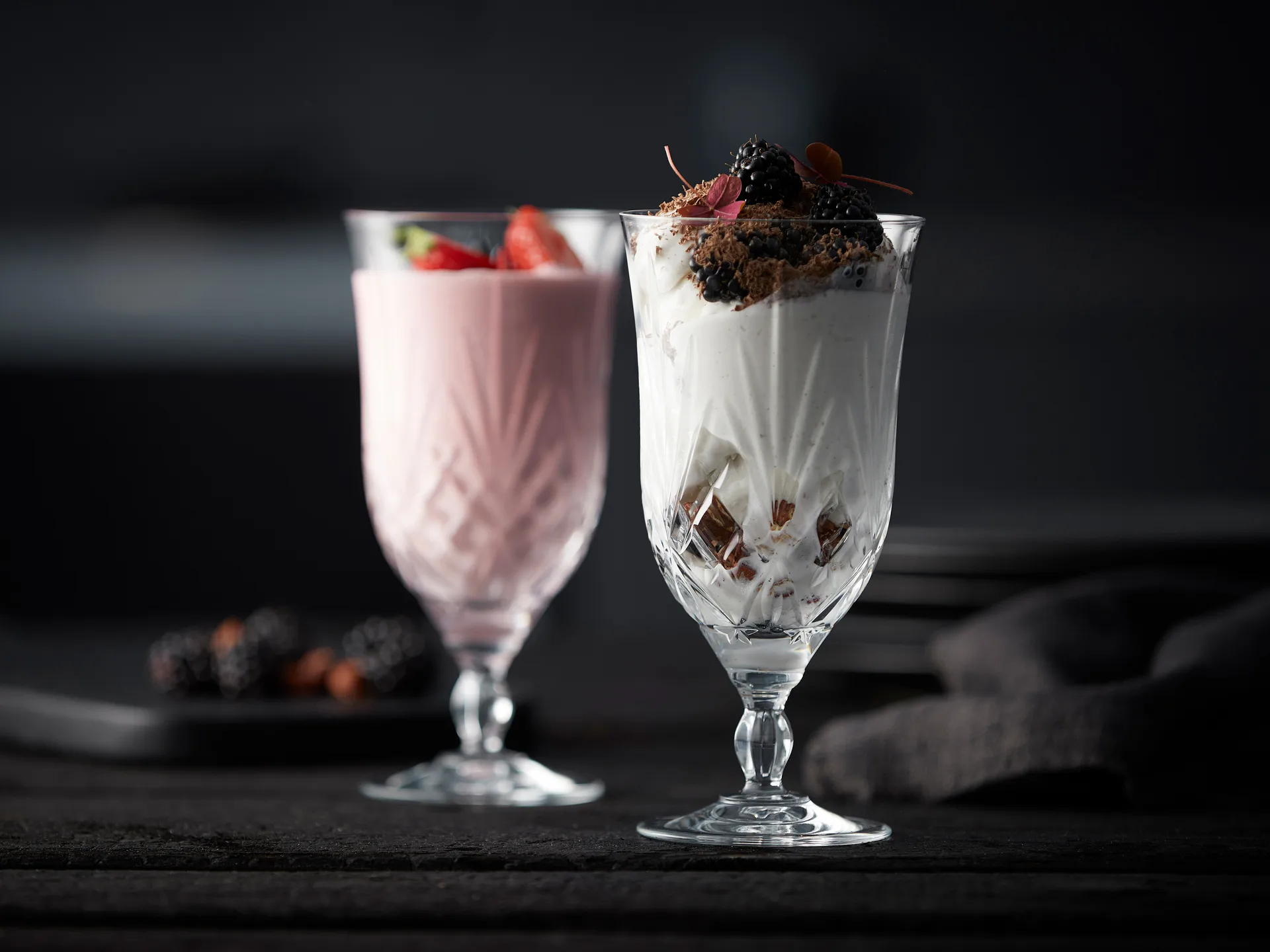 Melodia ølglas 40 cl 4-pak, Krystal Lyngby Glas