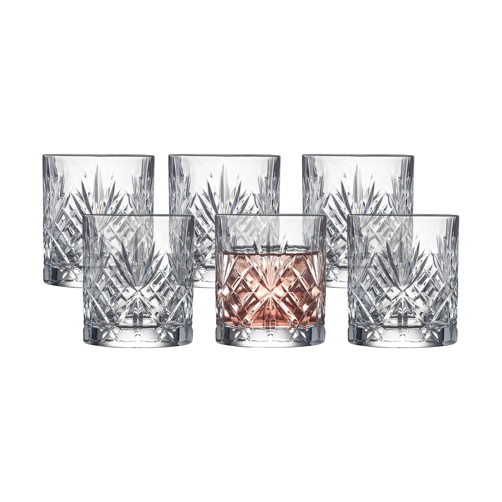 Melodia vandglas 23 cl 6-pak, Krystal Lyngby Glas