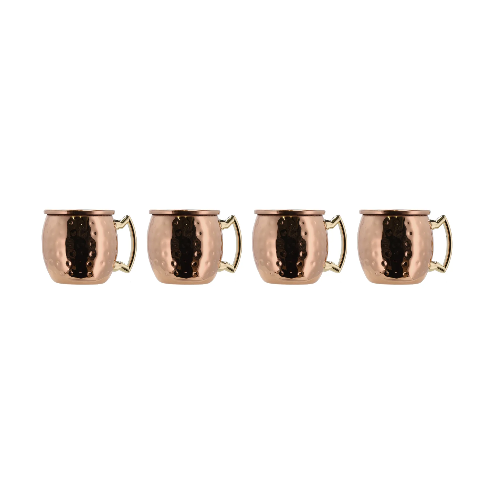 Moscow mule mini shotglas 8 cl 4-pak, Kobber Lyngby Glas