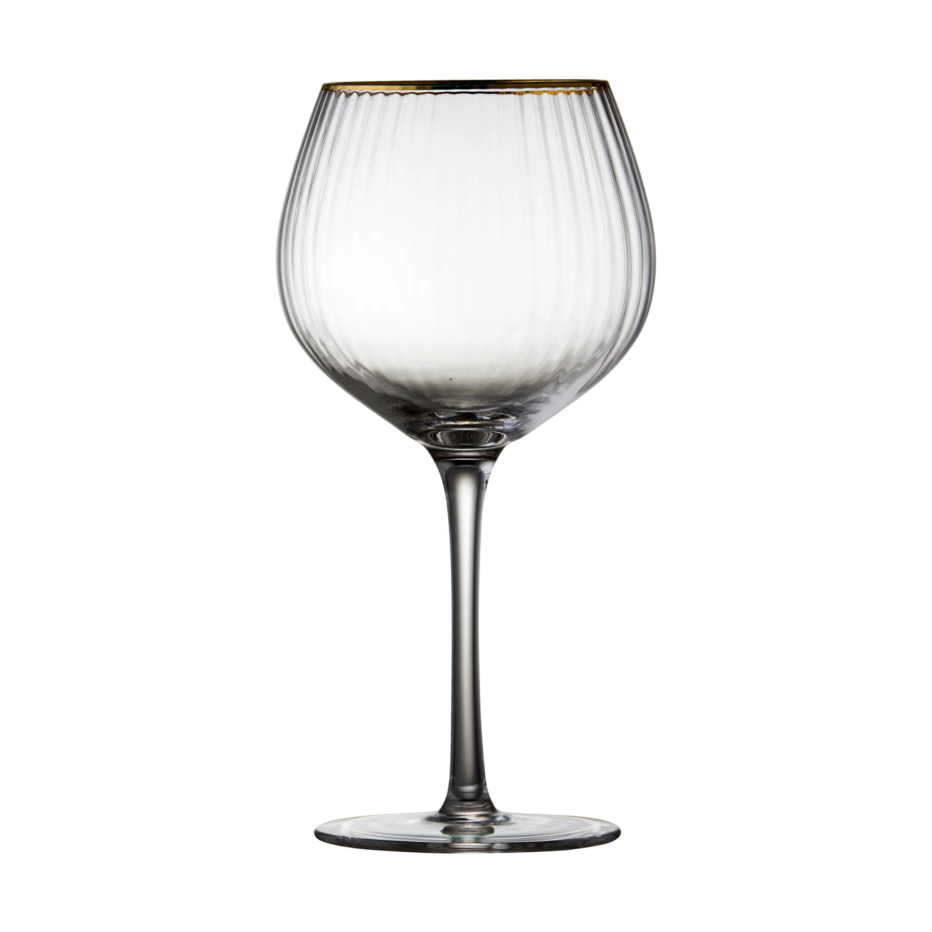 Palermo Gold gin & tonicglas 65 cl 4-pak, Klar/Guld Lyngby Glas