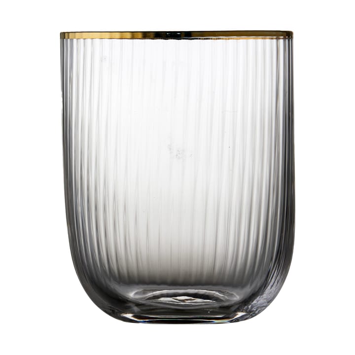 Palermo Gold tumblerglas 35 cl 4-pak, Klar/Guld Lyngby Glas