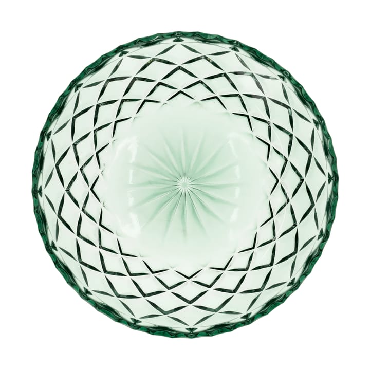 Sorrento asietter Ø16 cm 4-pak, Grøn Lyngby Glas