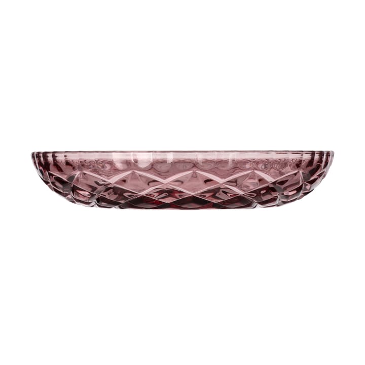 Sorrento asietter Ø16 cm 4-pak, Lyserød Lyngby Glas