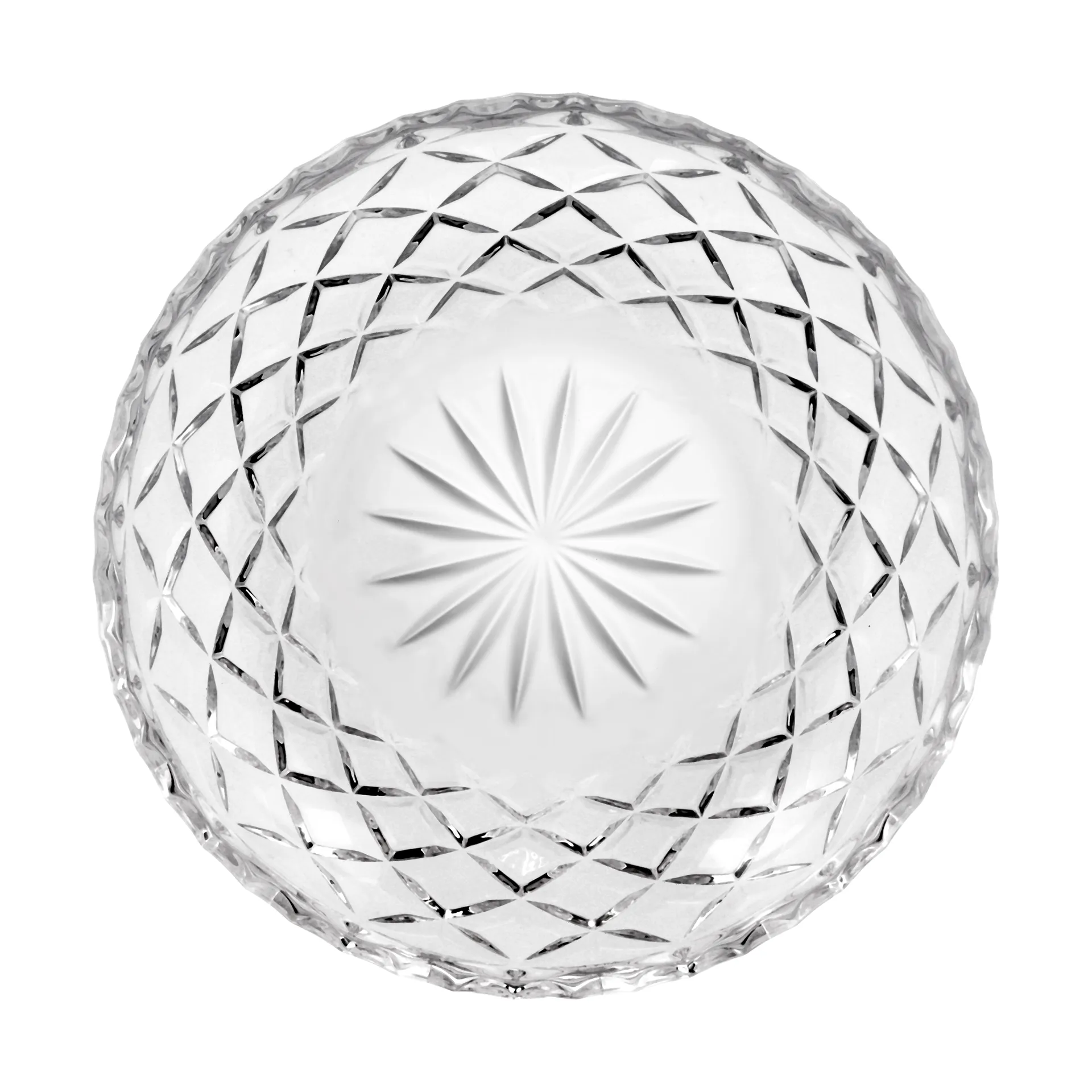 Sorrento asietter Ø16 cm 6-pak, Klar Lyngby Glas