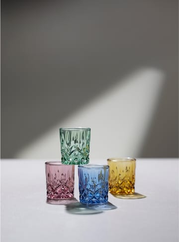 Sorrento shotglas 4 cl 4-pak - Grøn - Lyngby Glas