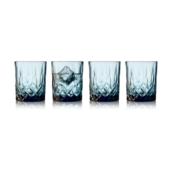 Sorrento whiskyglas 32 cl 4-pak - Blue - Lyngby Glas