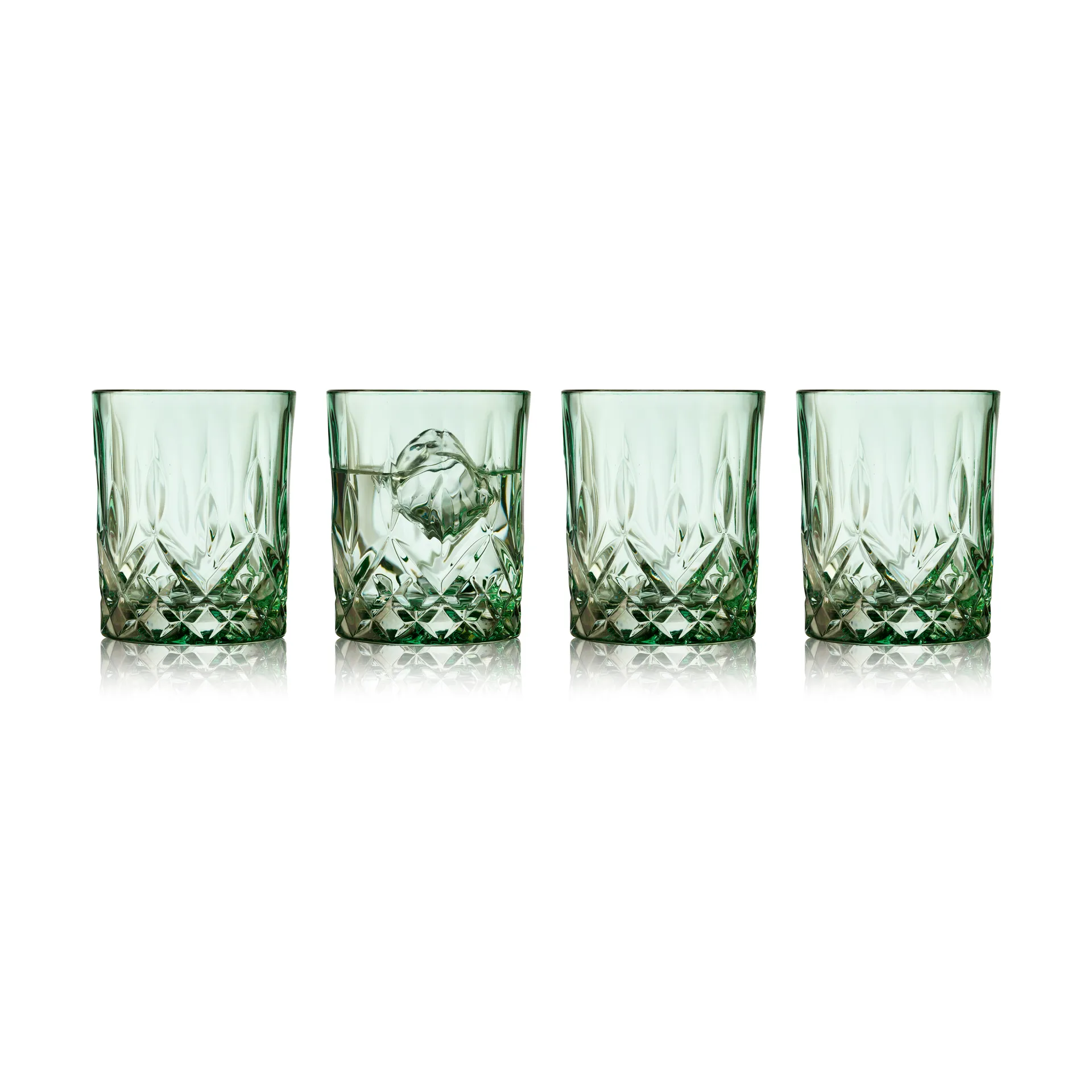 Sorrento whiskyglas 32 cl 4-pak, Green Lyngby Glas