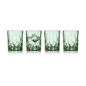 Sorrento whiskyglas 32 cl 4-pak - Green - Lyngby Glas