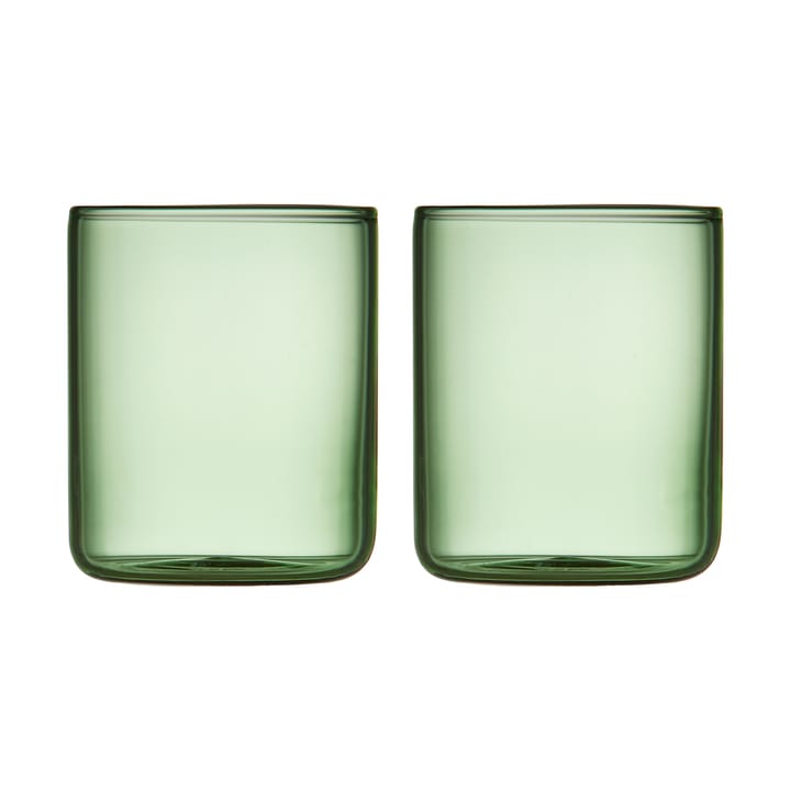 Torino shotglas 6 cl 2-pak - Green - Lyngby Glas