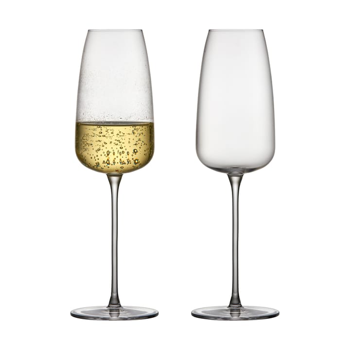 Veneto champagneglas 36 cl 2-pak - Clear - Lyngby Glas