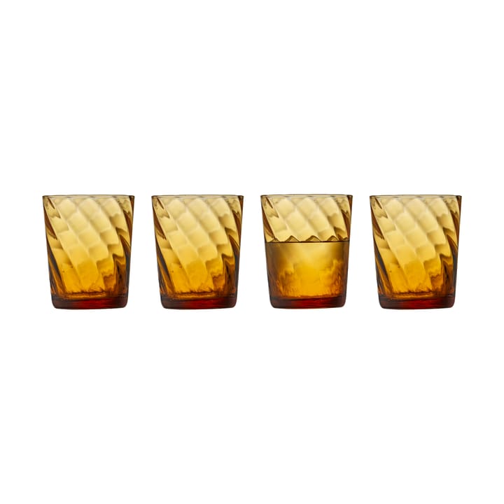 Vienna vandglas 30 cl 4-pak - Amber - Lyngby Glas