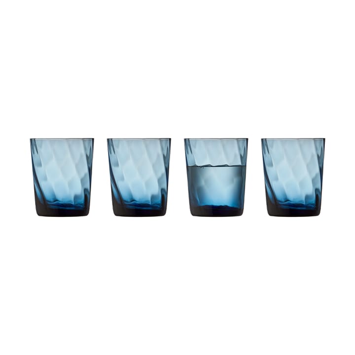 Vienna vandglas 30 cl 4-pak - Blue - Lyngby Glas