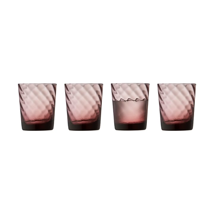 Vienna vandglas 30 cl 4-pak - Pink - Lyngby Glas