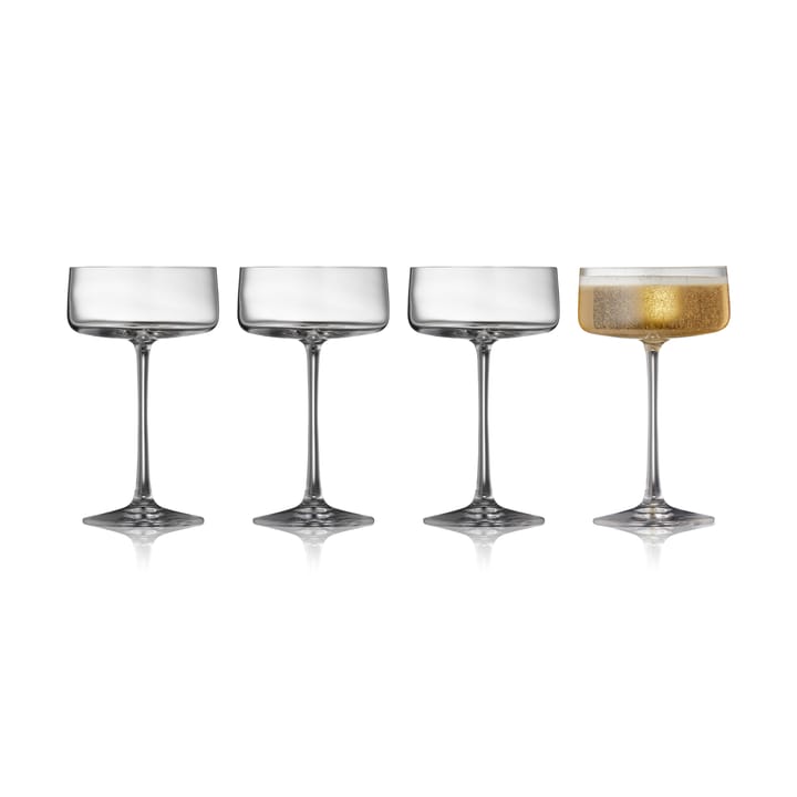 Zero champagneglas coupe 26 cl 4-pak - Krystal - Lyngby Glas