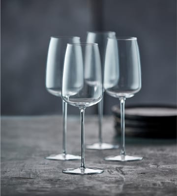 Zero hvidvinsglas 48 cl 2-pak - Clear - Lyngby Glas