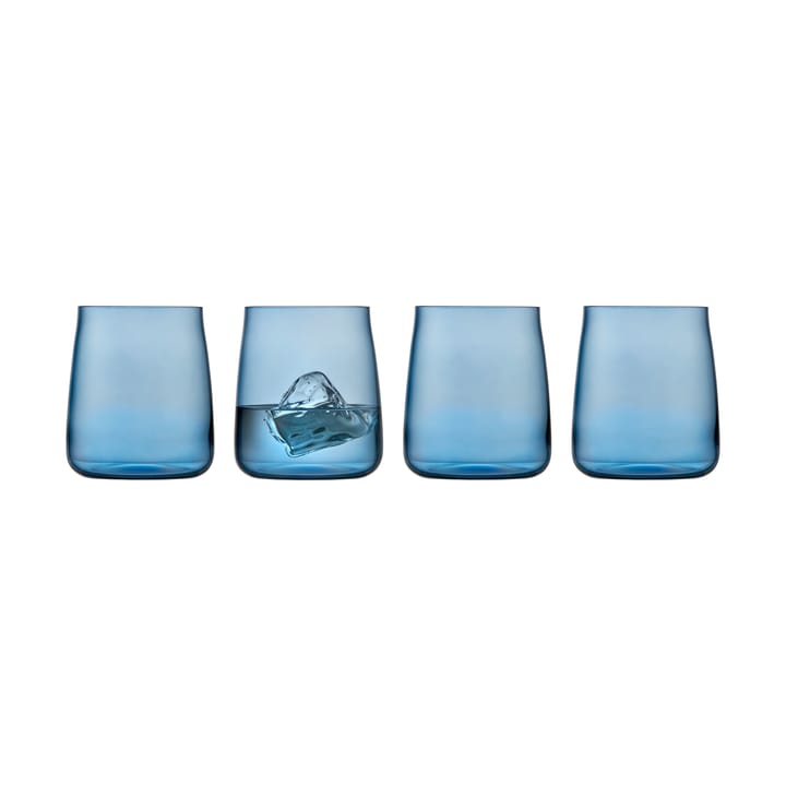 Zero vandglas 42 cl 4-pak - Blue - Lyngby Glas